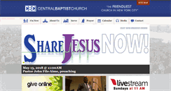 Desktop Screenshot of centralbaptistnyc.org